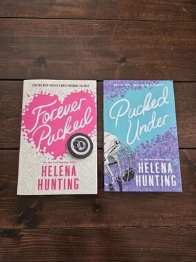 Forever Pucked & Pucked Under by Helena Hunting Hockey Romance Paperback Bundle